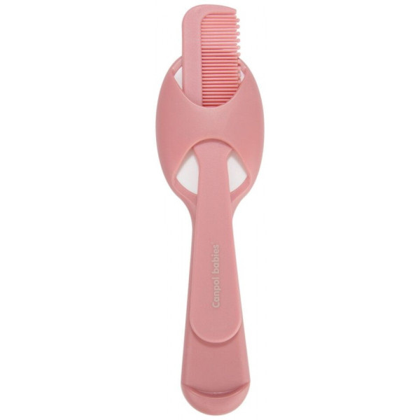 Фото - Набір гребінців для дитячого волосся Canpol babies рожева (56/160_pin)