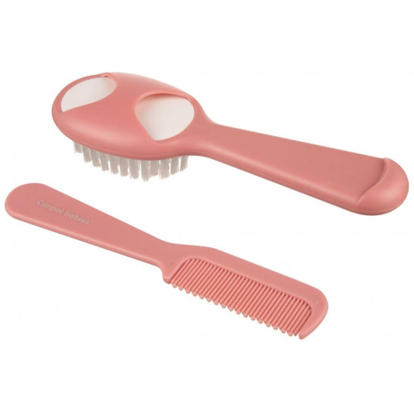 Фото - Набір гребінців для дитячого волосся Canpol babies рожева (56/160_pin) Фото - Набір гребінців для дитячого волосся Canpol babies рожева (56/160_pin)