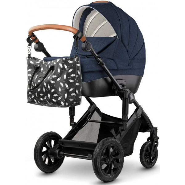 Фото - Коляска универсальная 2 в 1 Kinderkraft Prime Navy + MommyBag (KKWPRIMNAVY200)