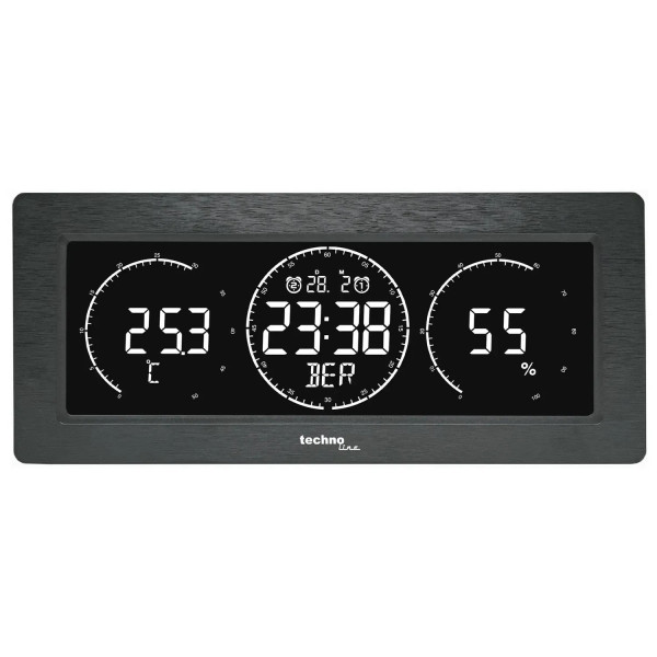 Фото - Настільний годинник Technoline WT458 Black