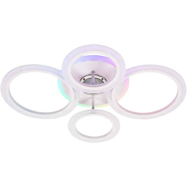 Фото - Люстра VALESO з музичною колонкою та RGB YZD1270 White