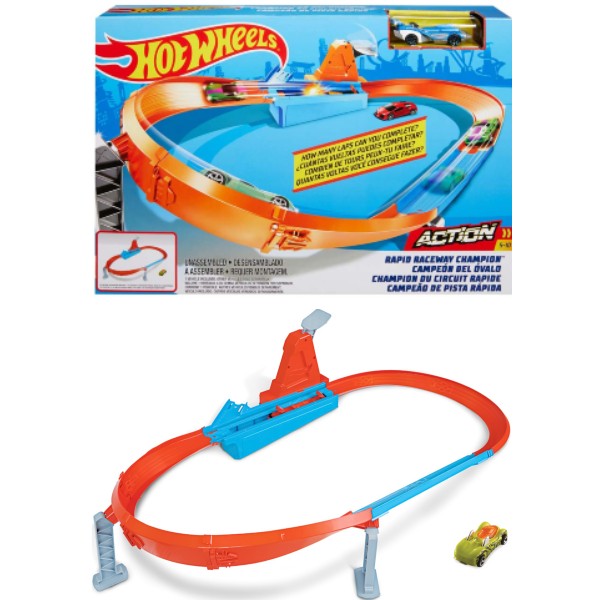Фото - Трек Hot Wheels Чемпіон кола серії "Змагання за кубок Чемпіона" (GJM75)