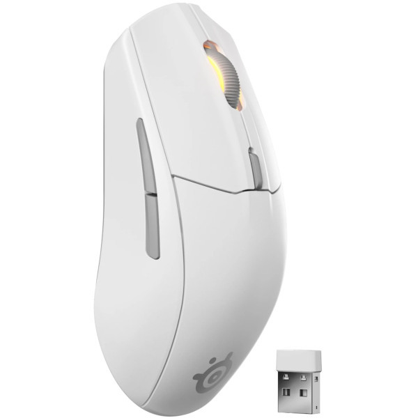 Фото - Миша бездротова ігрова SteelSeries Rival 3 Gen 2 Wireless RGB White (62524)