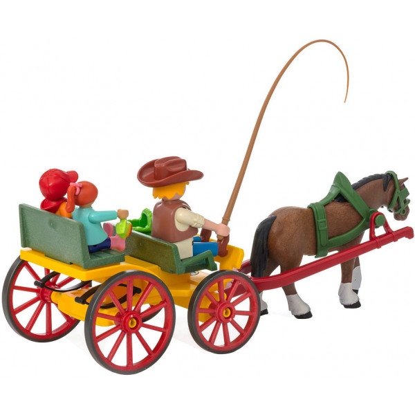 Фото - Пластиковый конструктор PlayMobil Гужевая телега (6932)