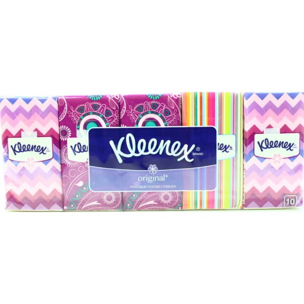 Фото - Серветки гігієнічні сухі Kleenex Original 10 шт. (5901478905192)