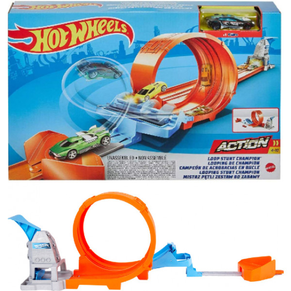Фото - Ігровий набір Hot Wheels "Чемпіон із трюків у петлі" (GTV13)