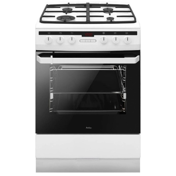 Фото - Плита газова Amica 618GE3.39HZpTaDpNA(W)