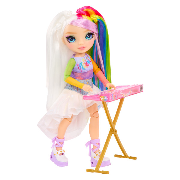 Фото - Ляльковий набір Rainbow High Junior High Rockband - АМАЯ (з аксесуарами) (565772)