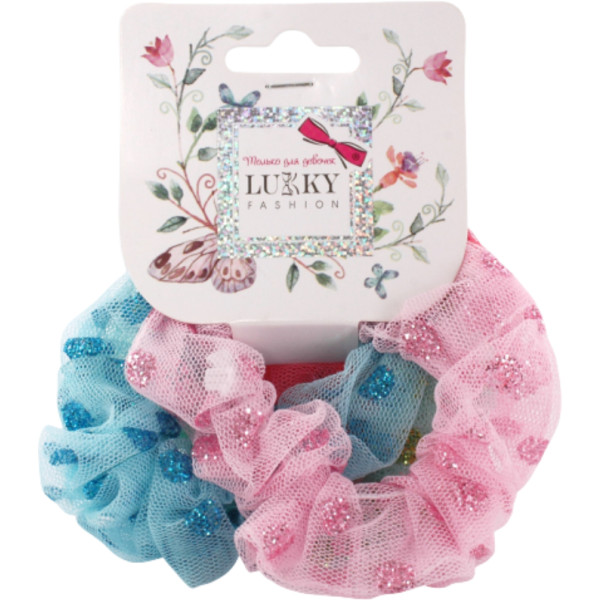 Фото - Набір для волосся Lukky Набір дитячих резинок з блискітками 4 шт. (T18585) Фото - Набір для волосся Lukky Набір дитячих резинок з блискітками 4 шт. (T18585)