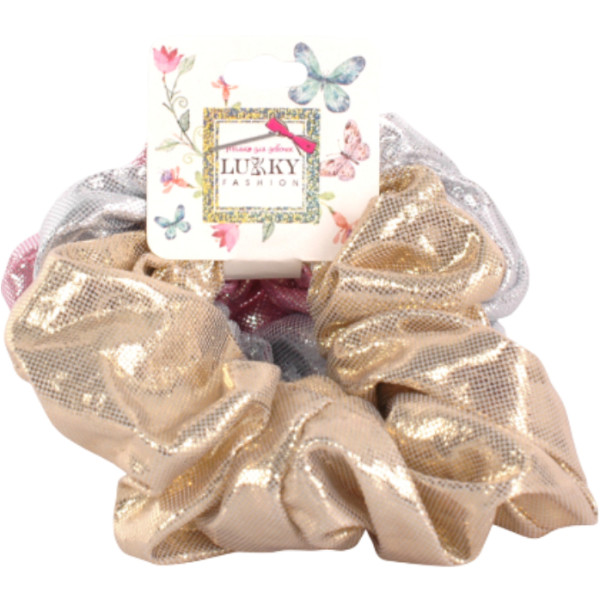 Фото - Набір для волосся Lukky Набір дитячих резинок металік 3 шт. (T19600) Фото - Набір для волосся Lukky Набір дитячих резинок металік 3 шт. (T19600)