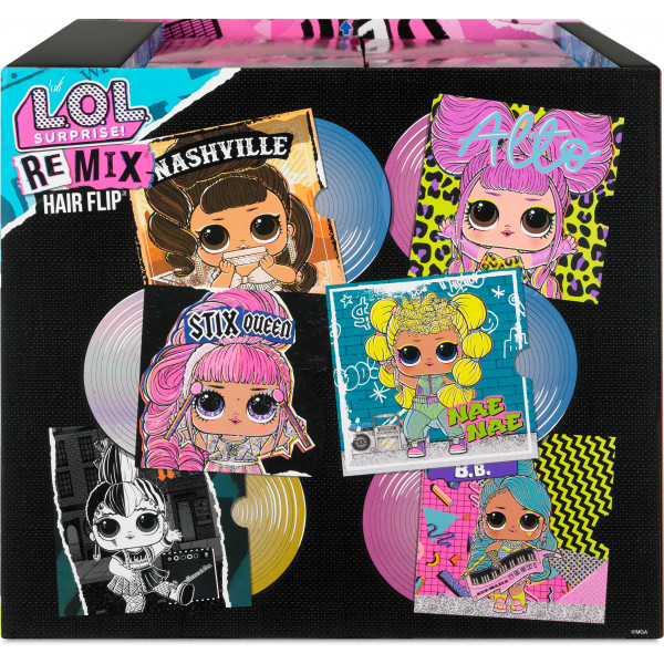 Фото - Лялька-сюрприз набір L.O.L. Surprise! W1 Remix Hairflip Музичний сюрприз (566960)