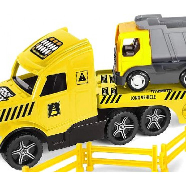 Фото - Наземна спецтехніка Wader ''Magic Truck Technic 'Magic Truck Technic" з вантажівкою (36420)