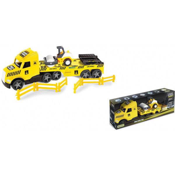 Фото - Наземна спецтехніка Wader ''Magic Truck Technic 'Magic Truck Technic" з катком (36450)