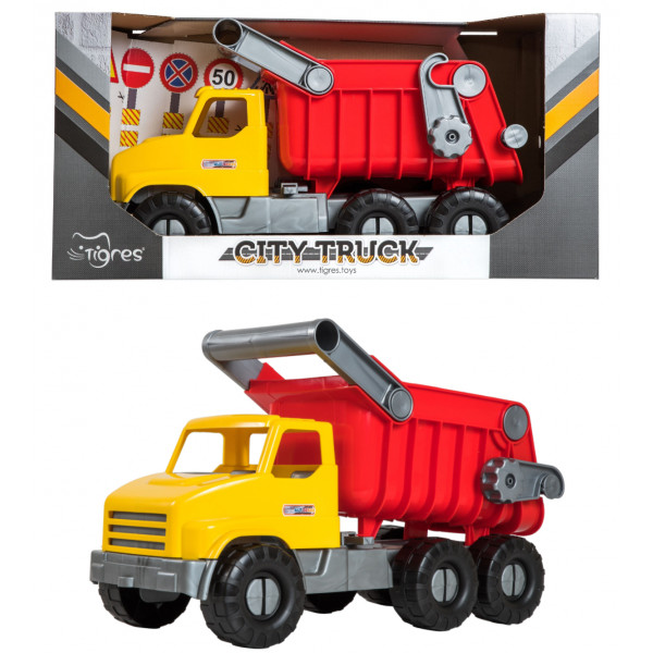 Фото - Наземная спецтехника Tigres Авто ''City Truck'' самосвал в коробке (39368)