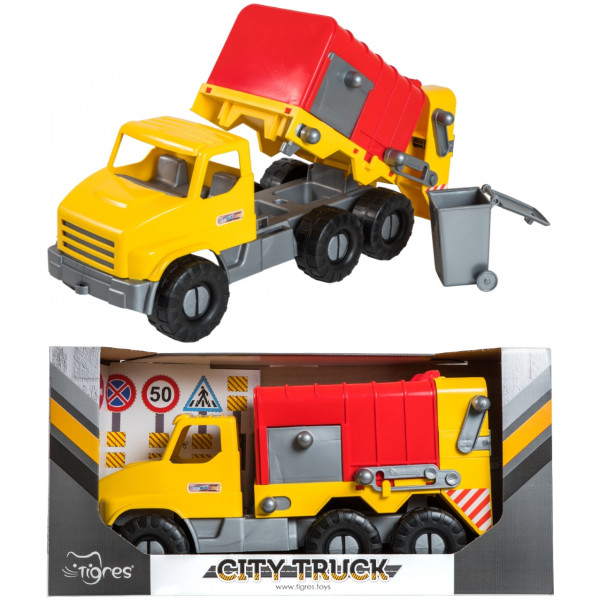 Фото - Наземна спецтехніка Tigres Авто "City Truck" сміттєвоз в коробці (39369