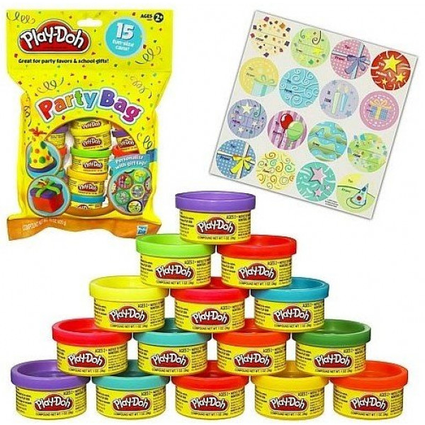 Фото - Набори для ліплення Play Doh Hasbro для свята 15 міні-баночок (18367)