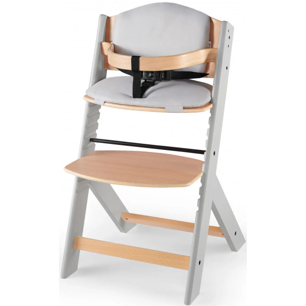 Фото - Стульчик для кормления классический Kinderkraft Enock Gray Wood (KHENOC0PGRY0000)