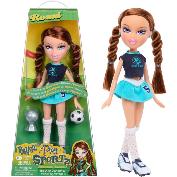 Фото - Кукольный набор Bratz серии Play Sportz – ФУТБОЛИСТКА РОКСИ с акссесуарами (569558)