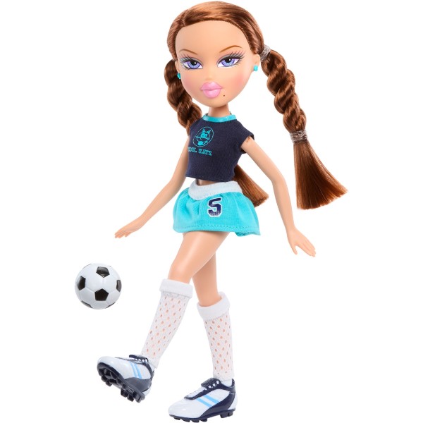 Фото - Кукольный набор Bratz серии Play Sportz – ФУТБОЛИСТКА РОКСИ с акссесуарами (569558)