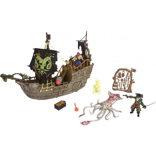 Фото - Набір ігрових фігурок Chap Mei "Пірати" The Witch Pirate Ship (505211)