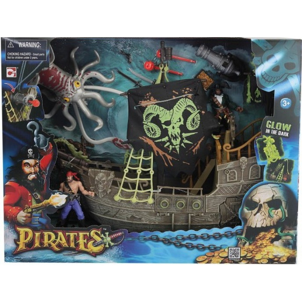 Фото - Набір ігрових фігурок Chap Mei "Пірати" The Witch Pirate Ship (505211)