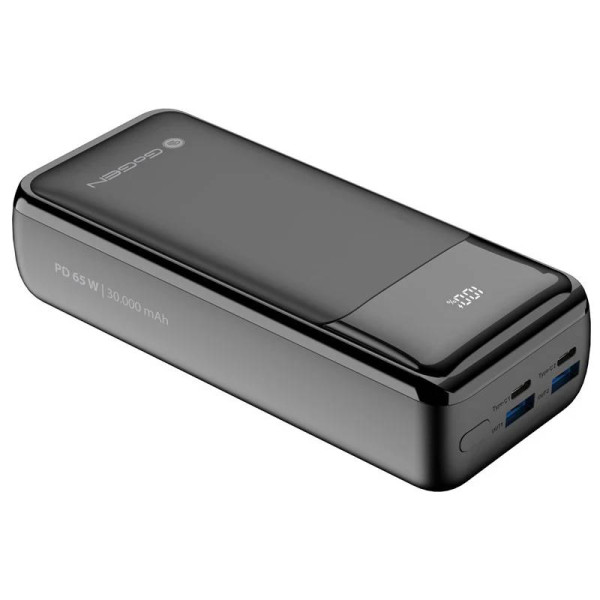 Фото - Батарея мобільна Gogen 30000 mAh PD 65W QC 22.5W (GOGPB300002B)