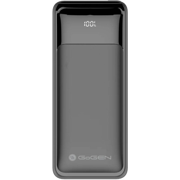 Фото - Батарея мобільна Gogen 30000 mAh PD 65W QC 22.5W (GOGPB300002B)