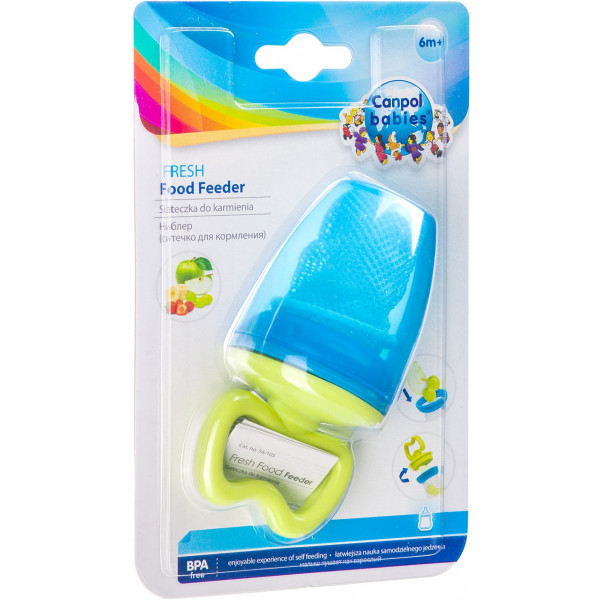 Фото - Ніблер дитячий з сіточкою Canpol babies зелений (56/105_gre)