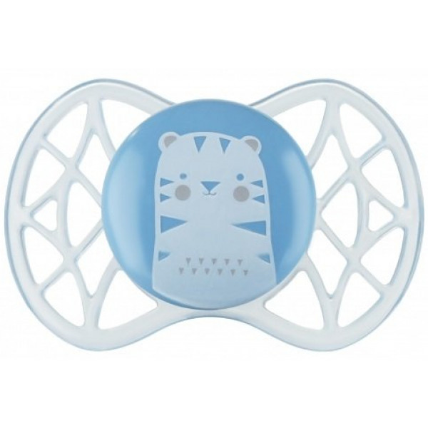 Фото - Ортодонтична пустушка Nuvita Air55 Explorer 0m + (тигр, слон) 2 шт. (NV7066M)