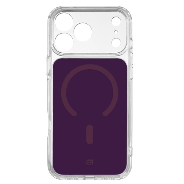 Фото - Чехол для смартфона Armorstandart Clear Hybrid MagCase for Apple iPhone 18 Pro Max / 17 Pro Max Dark Cherry (ARM91791)