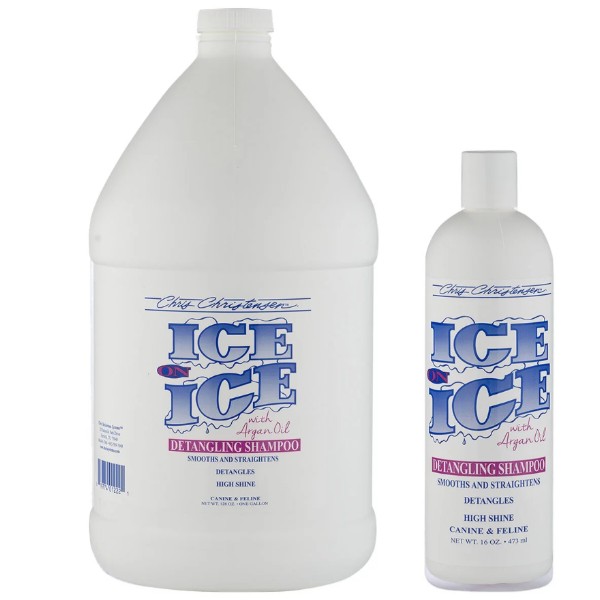 Фото - Шампунь для собак и кошек Chris Christensen Ice On Ice Shampoo восстанавливающий 473 мл (819774012214)