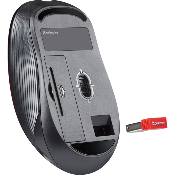 Фото - Миша бездротова Defender Gassa MM-105 Black (52105)