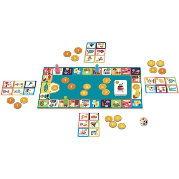 Фото - Настольная игра (5-7 лет) Djeco "Маленький магазин" (DJ08533)
