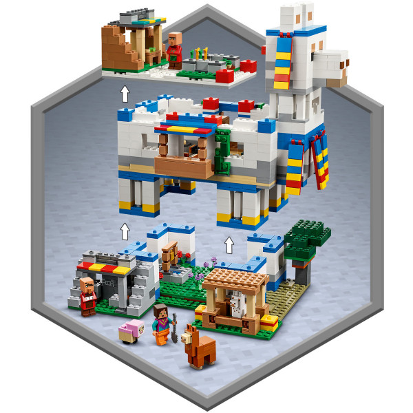 Фото - Конструктор LEGO Minecraft Деревня ламы (21188)