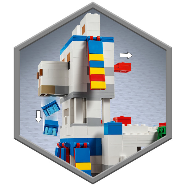 Фото - Конструктор LEGO Minecraft Деревня ламы (21188)