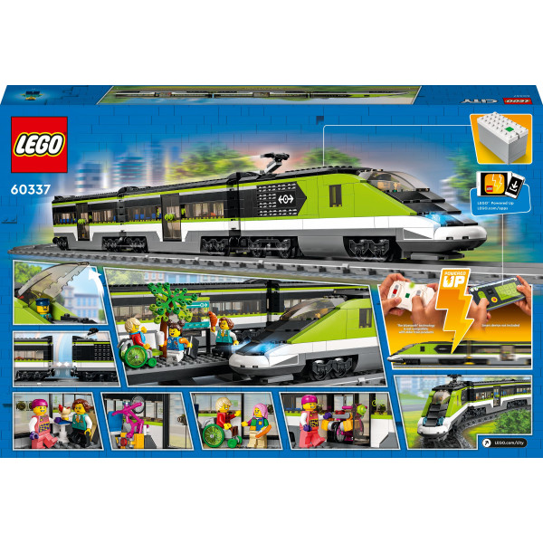 Фото - Конструктор LEGO City Trains Пасажирський потяг-експрес (60337)