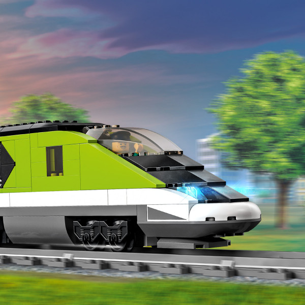 Фото - Конструктор LEGO City Trains Пасажирський потяг-експрес (60337)