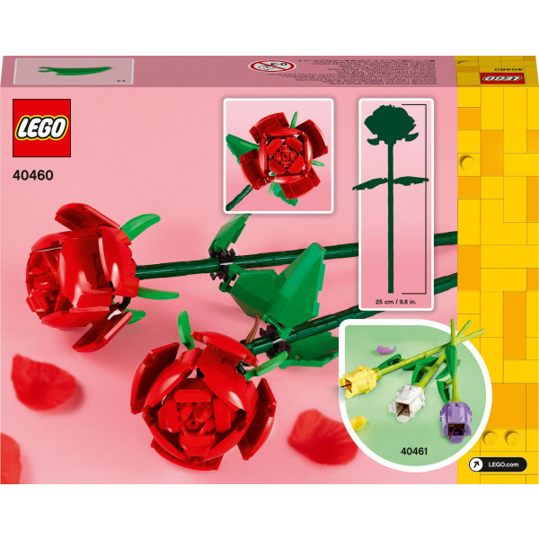 Фото -  LEGO Botanicals Троянди (40460)