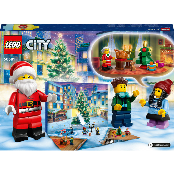 Фото - Конструктор LEGO City Новорічний календар на 2023 рік (60381)