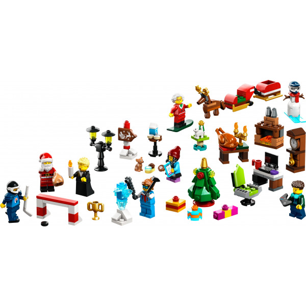 Фото - Конструктор LEGO City Новорічний календар на 2023 рік (60381)