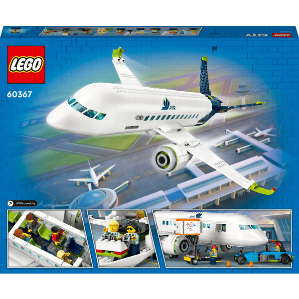 Фото - Конструктор LEGO City Пассажирский самолет (60367)