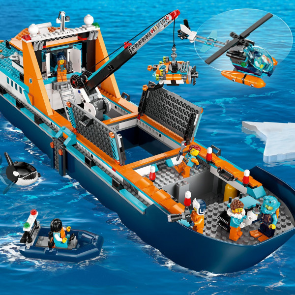 Фото - Конструктор LEGO City Арктический исследовательский корабль (60368)