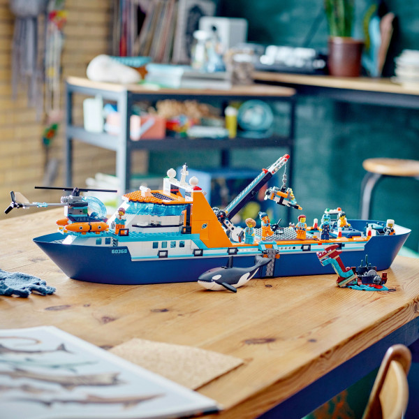 Фото - Конструктор LEGO City Арктический исследовательский корабль (60368)