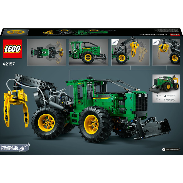 Фото - Конструктор LEGO Technic Трелювальний трактор «John Deere» 948L-II (42157)