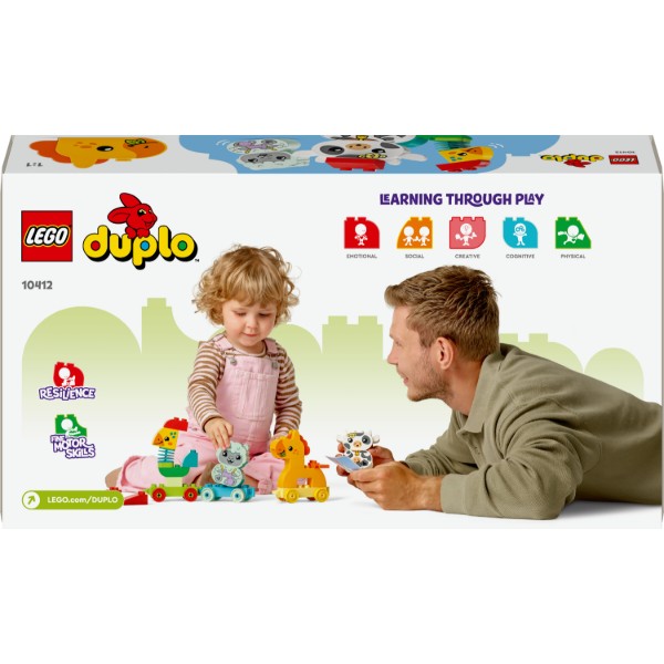 Фото - Конструктор LEGO DUPLO My First Потяг тваринок (10412)