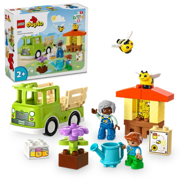 Фото - Конструктор LEGO DUPLO Town Догляд за бджолами й вуликами (10419)