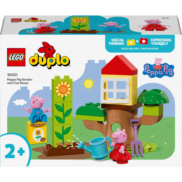 Фото - Конструктор LEGO DUPLO® Сад и домик на дереве Пеппи (10431)