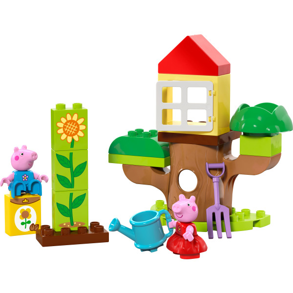 Фото - Конструктор LEGO DUPLO® Сад и домик на дереве Пеппи (10431)