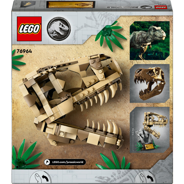 Фото - Конструктор LEGO Jurassic World Скамʼянілості динозаврів: череп тиранозавра (76964)