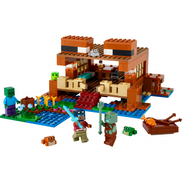 Фото - Конструктор LEGO Minecraft Дом в форме лягушки (21256)